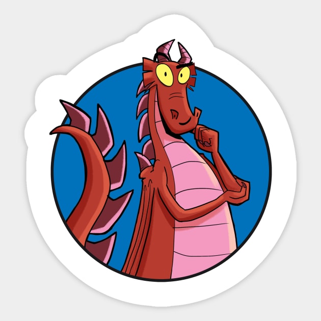 Ferragus Slackwyrm circle Sticker by Slack Wyrm